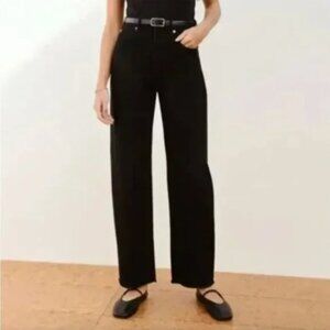 NWT Everlane The Way High Jean Womens 27 Short Coal Black Denim